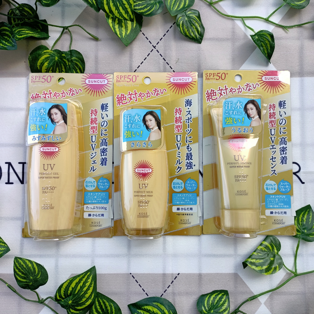 Kem Chống Nắng Kose Suncut Water Proof Escence milk gel Nhật Bản