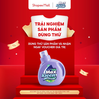  Chai Nước Giặt Xả Maxkleen Hương Vườn Sớm Mai 120g