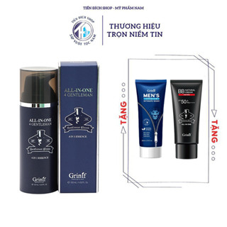 [1 TẶNG 1] Kem dưỡng trắng da, dưỡng ẩm 4N1 cho nam giới GRINIF All In One 4 Gentleman 120ml