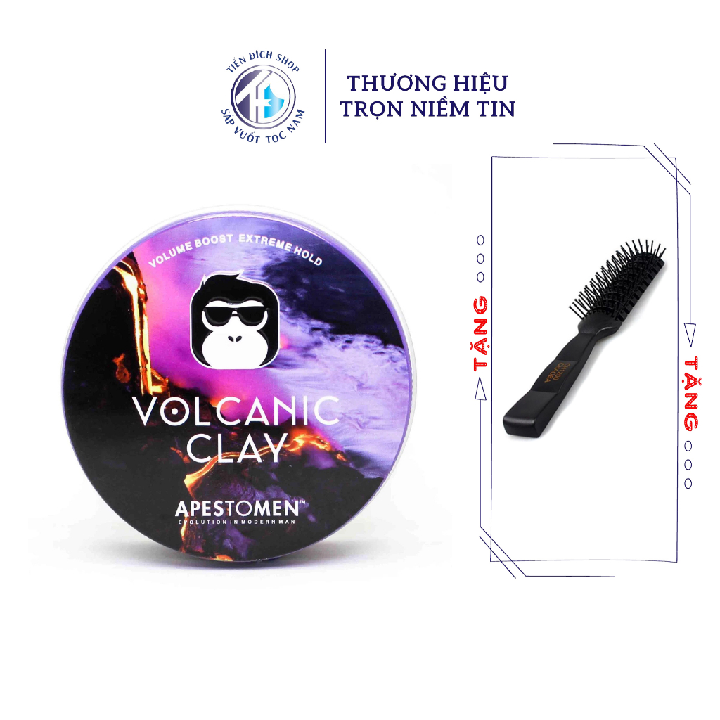 Sáp Vuốt Tóc Volcanic Clay 2022 V5 80ml  - Wax Apestomen Volcanic Clay V5 Nắp Nhôm | Tiến Đích Shop