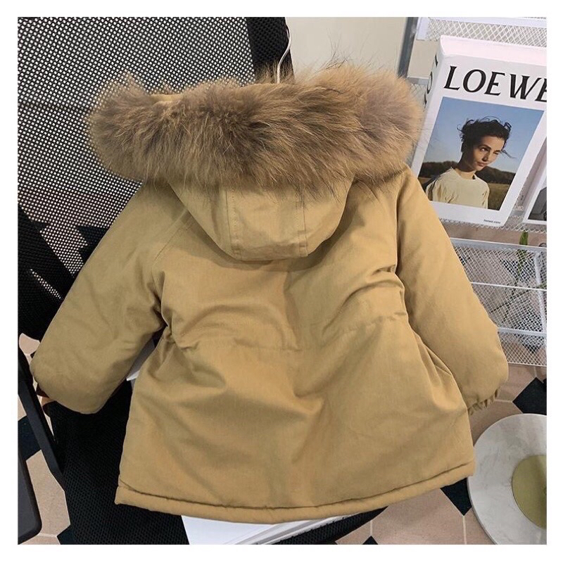 ÁO PARKA LÓT LÔNG SIÊU ẤM VÀ THỜI TRANG CHO BÉ