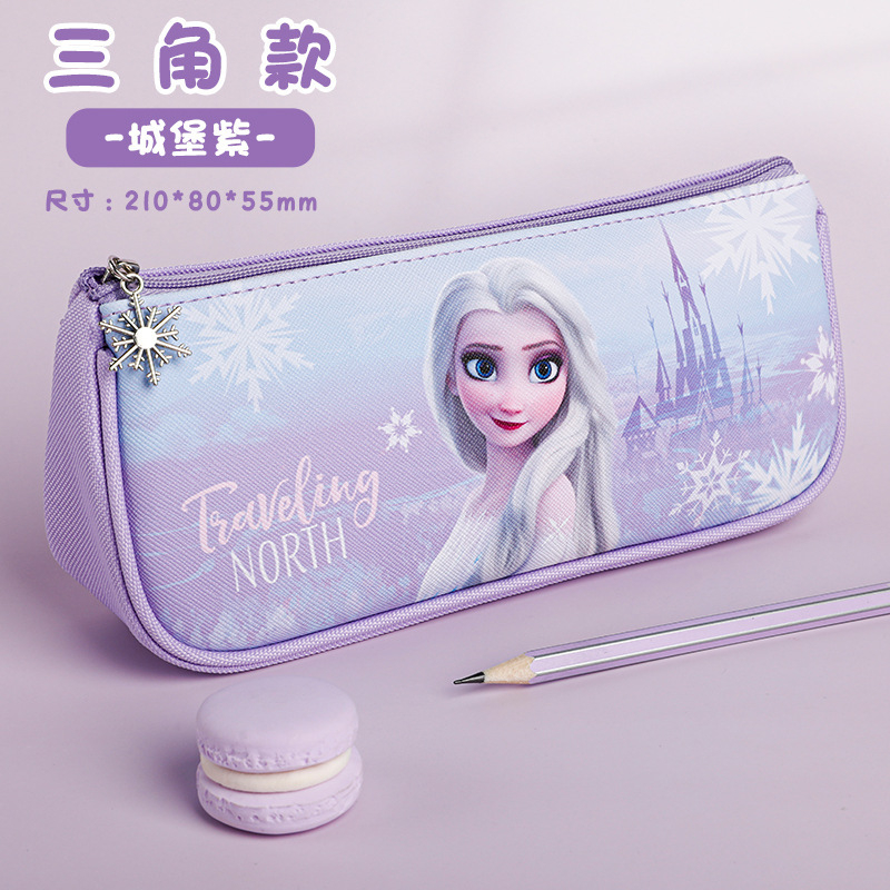 Hộp Bút Elsa Chính Hãng Disney, Chống Thấm Nước, Chống Bấm Bẩn, Ngăn Siêu To