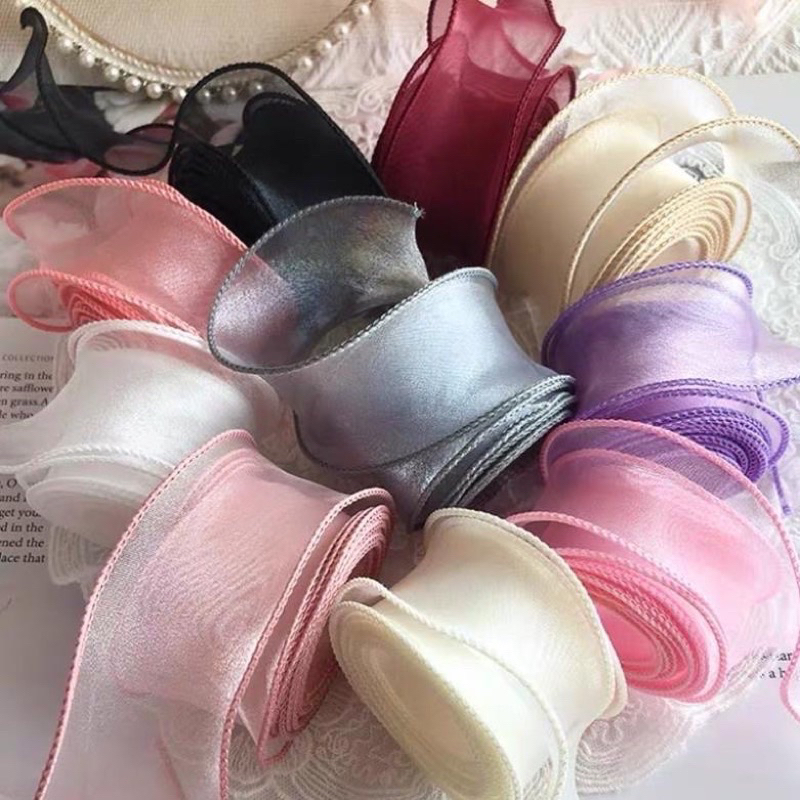 1m Ruy băng voan bản rộng 4cm Mono Accessories