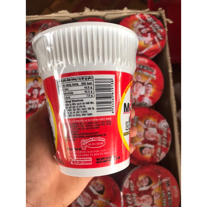 Mì Ly Modden Lẩu Thái Tôm 67g