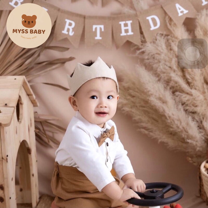 Vương miện cho bé Myss Baby băng đô bé trai bé gái