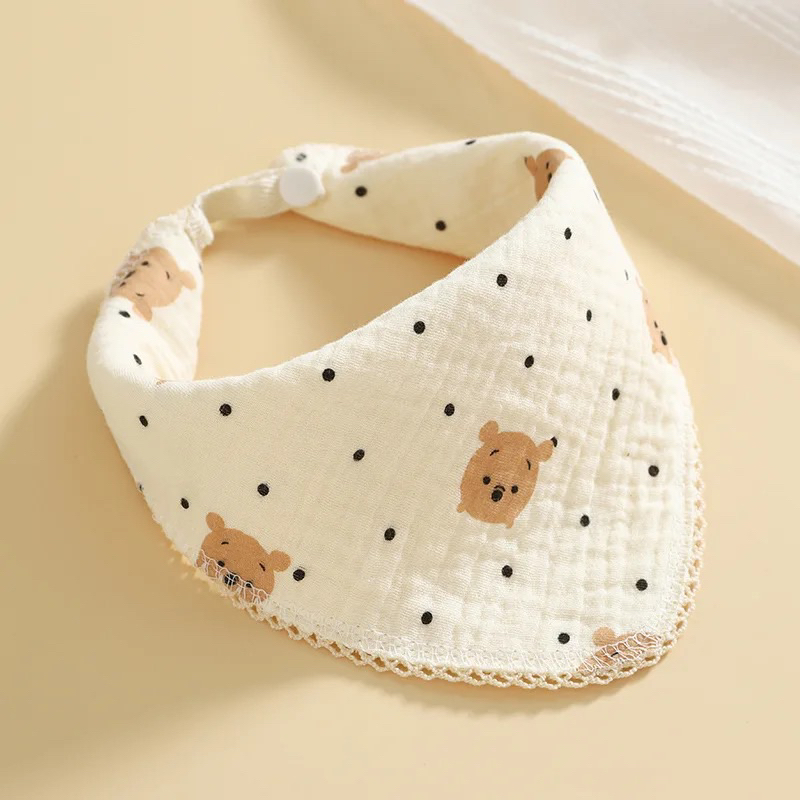 Khăn sữa khăn mùng tre muslin 2 trong 1 mềm mịn 25*25 cm