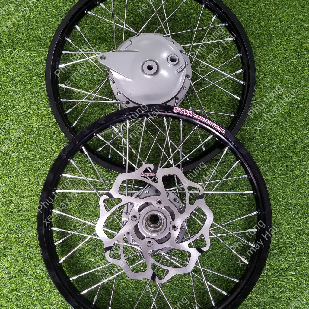 Bánh Căm YAMAHA SIRIUS Đùm YA Xám ZIN 1 Thắng Đĩa trước lắp các Dòng xe YA Như ZIN không cần chế HTH105A MSP 0007