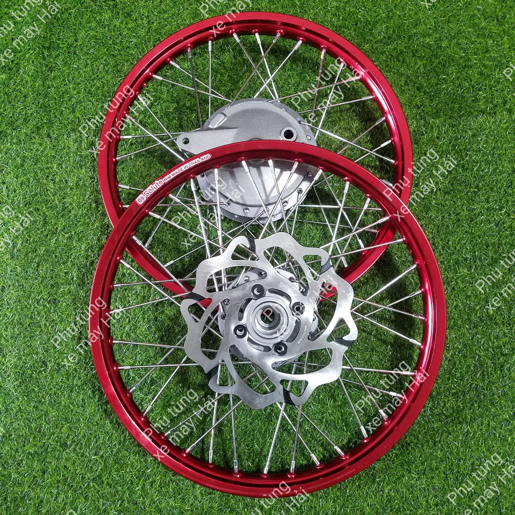 Bánh Căm YAMAHA SIRIUS Đùm YA Xám ZIN 1 Thắng Đĩa trước lắp các Dòng xe YA Như ZIN không cần chế HTH105A MSP 0007