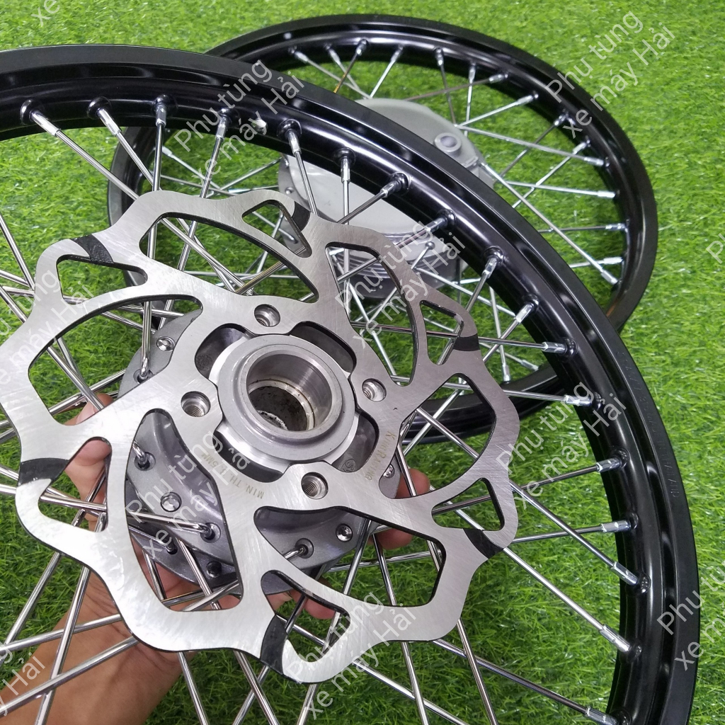 Bánh Căm YAMAHA SIRIUS Đùm YA Xám ZIN 1 Thắng Đĩa trước lắp các Dòng xe YA Như ZIN không cần chế HTH105A MSP 0007