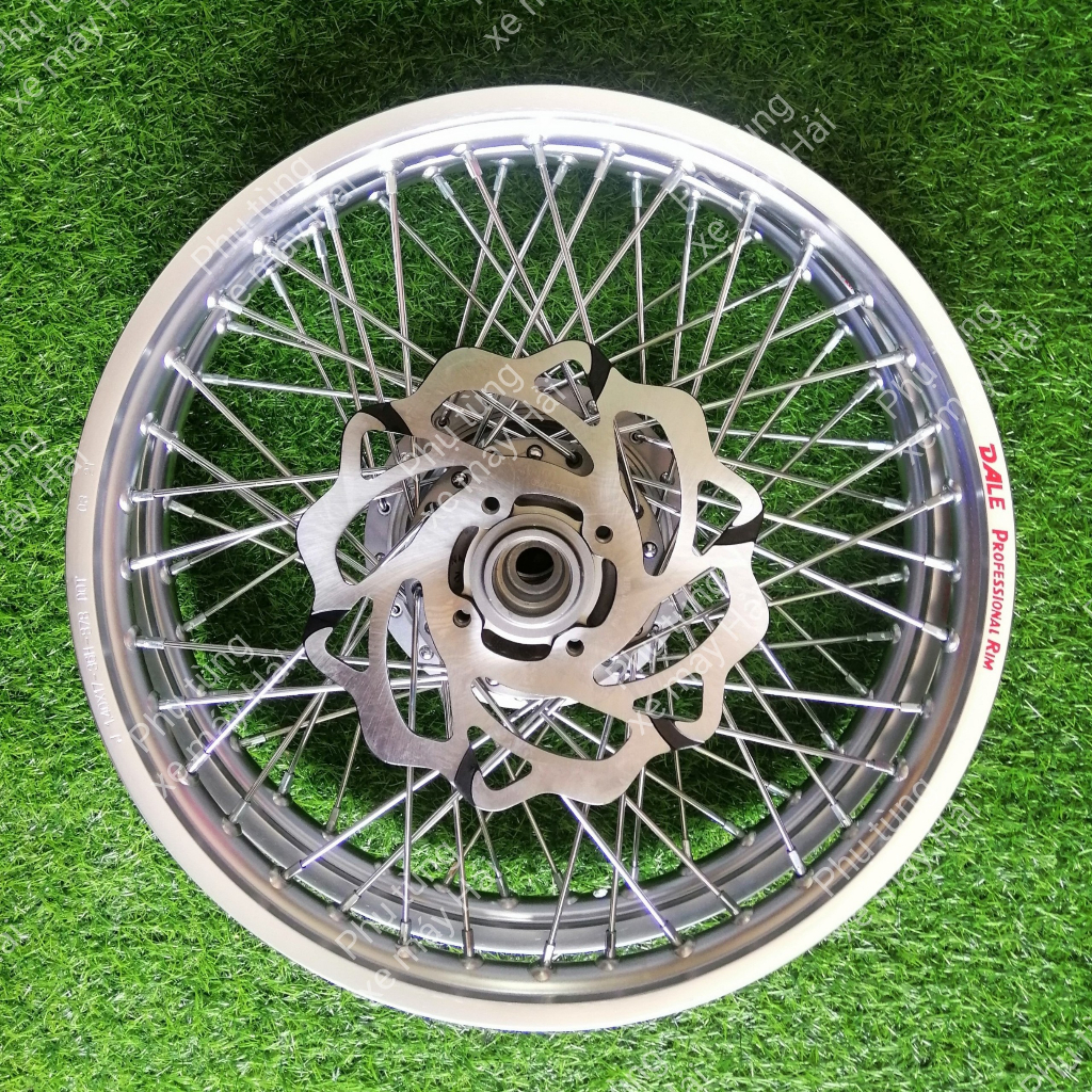 Bánh Căm YAMAHA SIRIUS Đùm YA Xám ZIN 1 Thắng Đĩa trước lắp các Dòng xe YA Như ZIN không cần chế HTH105A MSP 0007