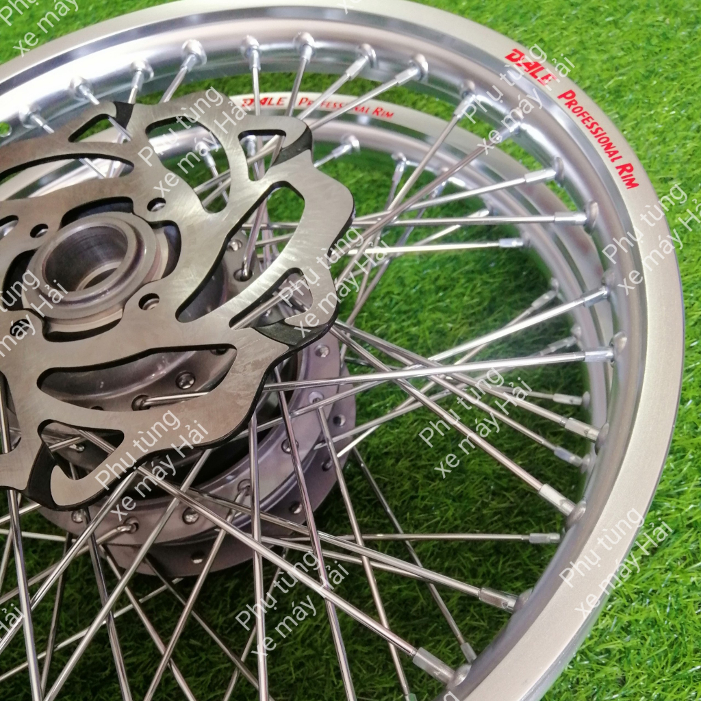 Bánh Căm YAMAHA SIRIUS Đùm YA Xám ZIN 1 Thắng Đĩa trước lắp các Dòng xe YA Như ZIN không cần chế HTH105A MSP 0007