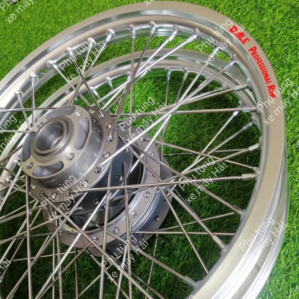 Bánh Căm YAMAHA SIRIUS Đùm YA Xám ZIN 1 Thắng Đĩa trước lắp các Dòng xe YA Như ZIN không cần chế HTH105A MSP 0007