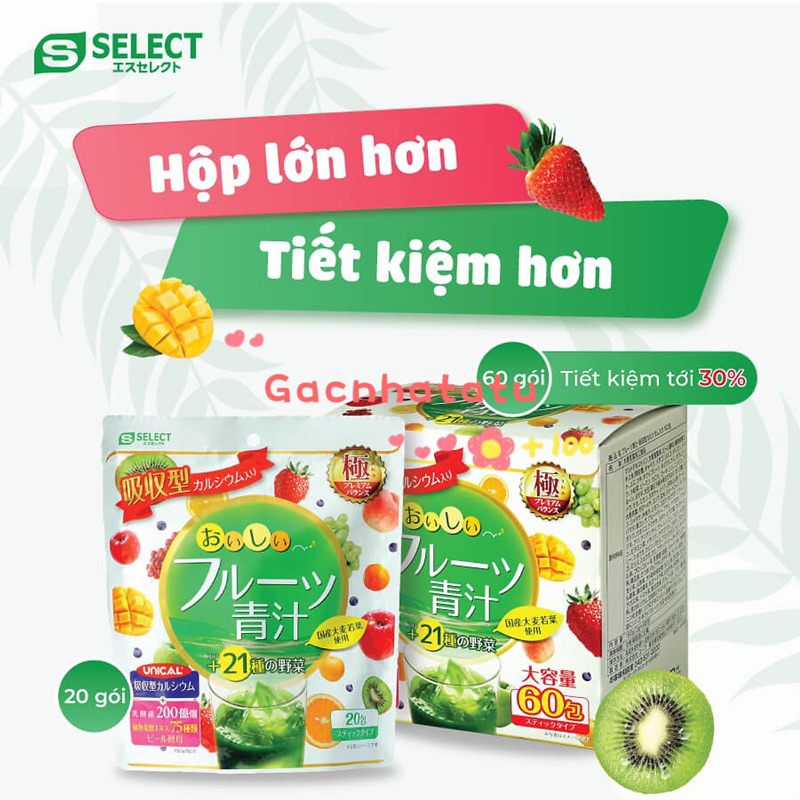 Bột Lá Đại Mạch Non, Rau Xanh Và Trái Cây S Select