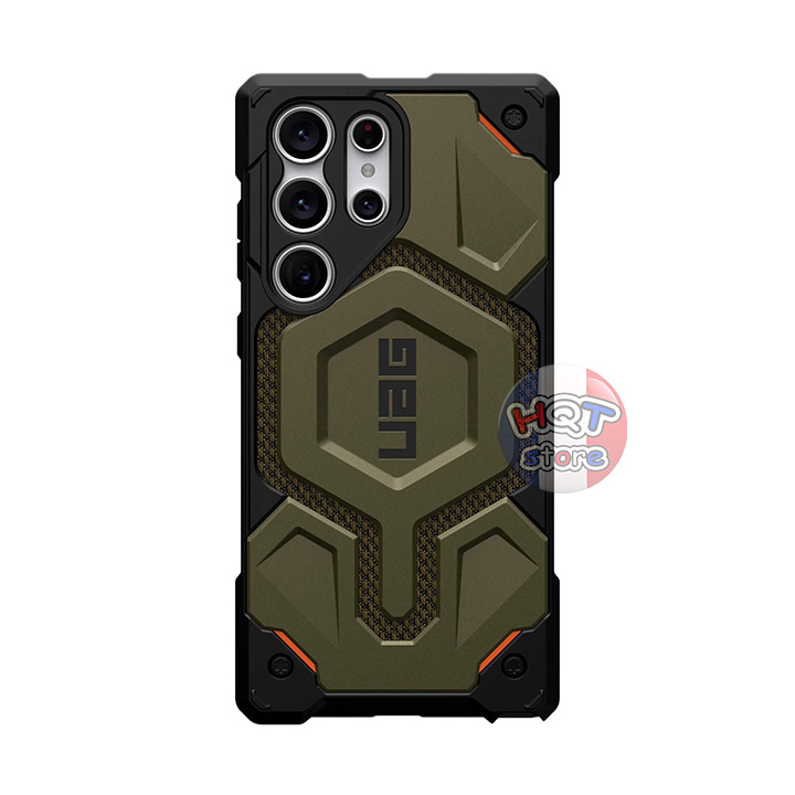 Ốp lưng chống sốc UAG Monarch Pro Kevlar Ma9safe cho S23 Ultra chính hãng