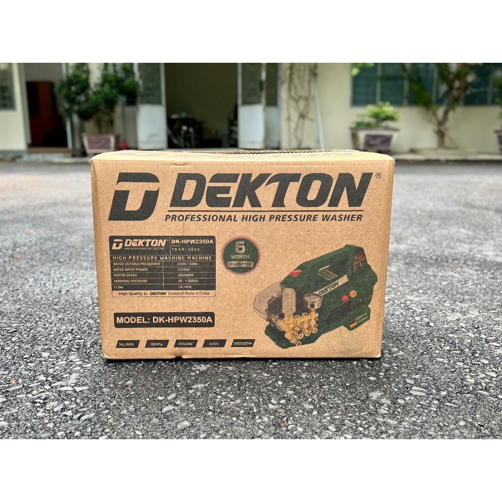 Máy Rửa Xe Dekton DK-HPW2350A - Công Suất 2350W - Chỉnh Áp 130BAR