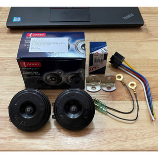Chính hãng DENSO - Kèn đĩa Denso 12v và Relay Bosch chính hãng