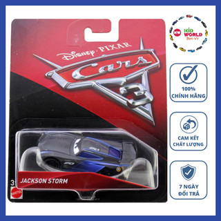 Xe mô hình Disney McQueen Cars Jackson Storm DXV34. Tỷ lệ 1:55.