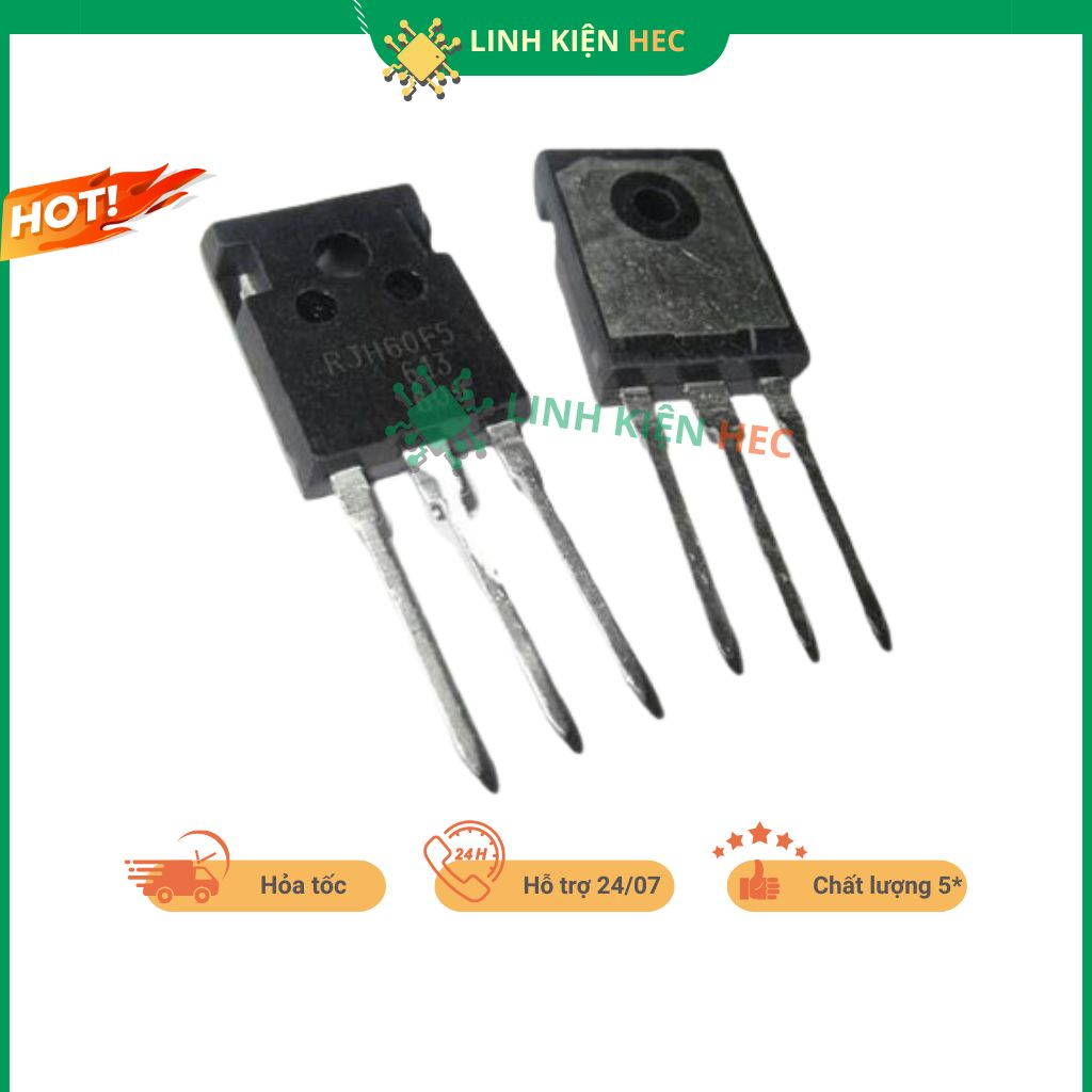 IGBT máy hàn RJH60F5 60F, bếp từ 600V 80A nguyên bản tháo máy linh kiện hec.