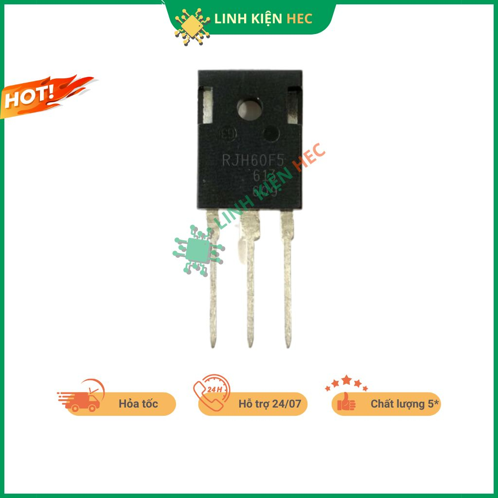 IGBT máy hàn RJH60F5 60F, bếp từ 600V 80A nguyên bản tháo máy linh kiện hec.