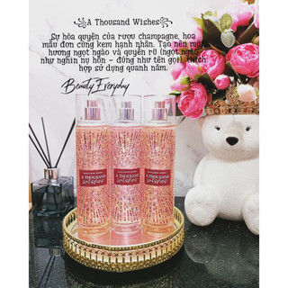 Body mist a thousand wishes - xịt thơm toàn thân - bath & body works 236ml