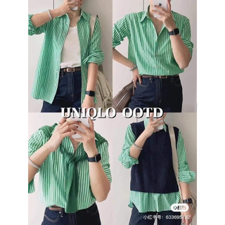 Sơ mi nữ uni qlo auth 100% mua tại nhật