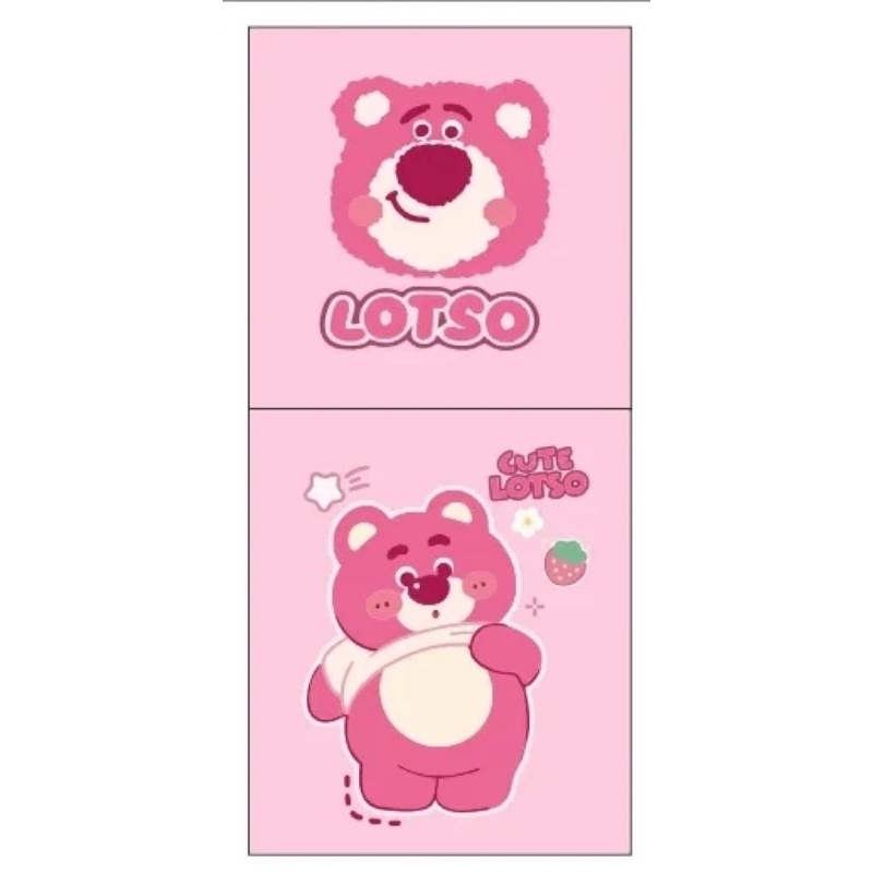 🍓DECAL DÁN TỦ LẠNH GẤU DÂU LOTSO🌸