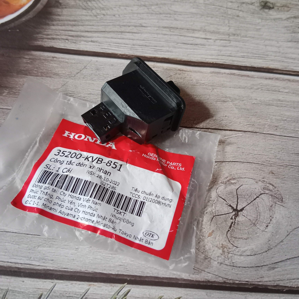 Công tắc xi nhan Air Blade 2008 - 2009 - 2010 AB Thái , Click , Lead , SCR  zin HONDA / nút xi nhan AB