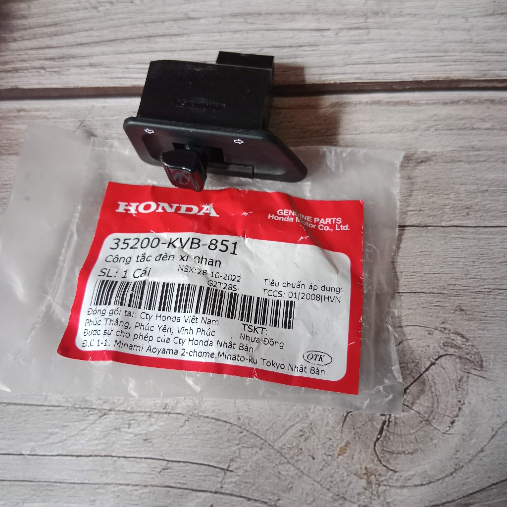 Công tắc xi nhan Air Blade 2008 - 2009 - 2010 AB Thái , Click , Lead , SCR  zin HONDA / nút xi nhan AB