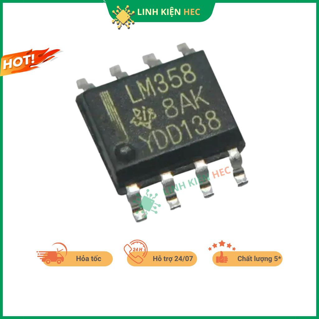 Linh kiện IC LM358 chất lượng cao linh kiện hec.