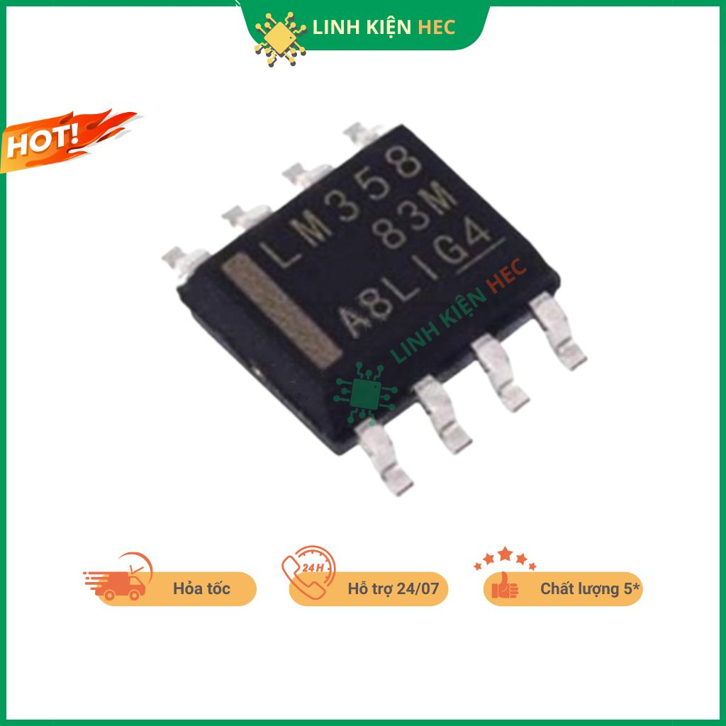 Linh kiện IC LM358 chất lượng cao linh kiện hec.