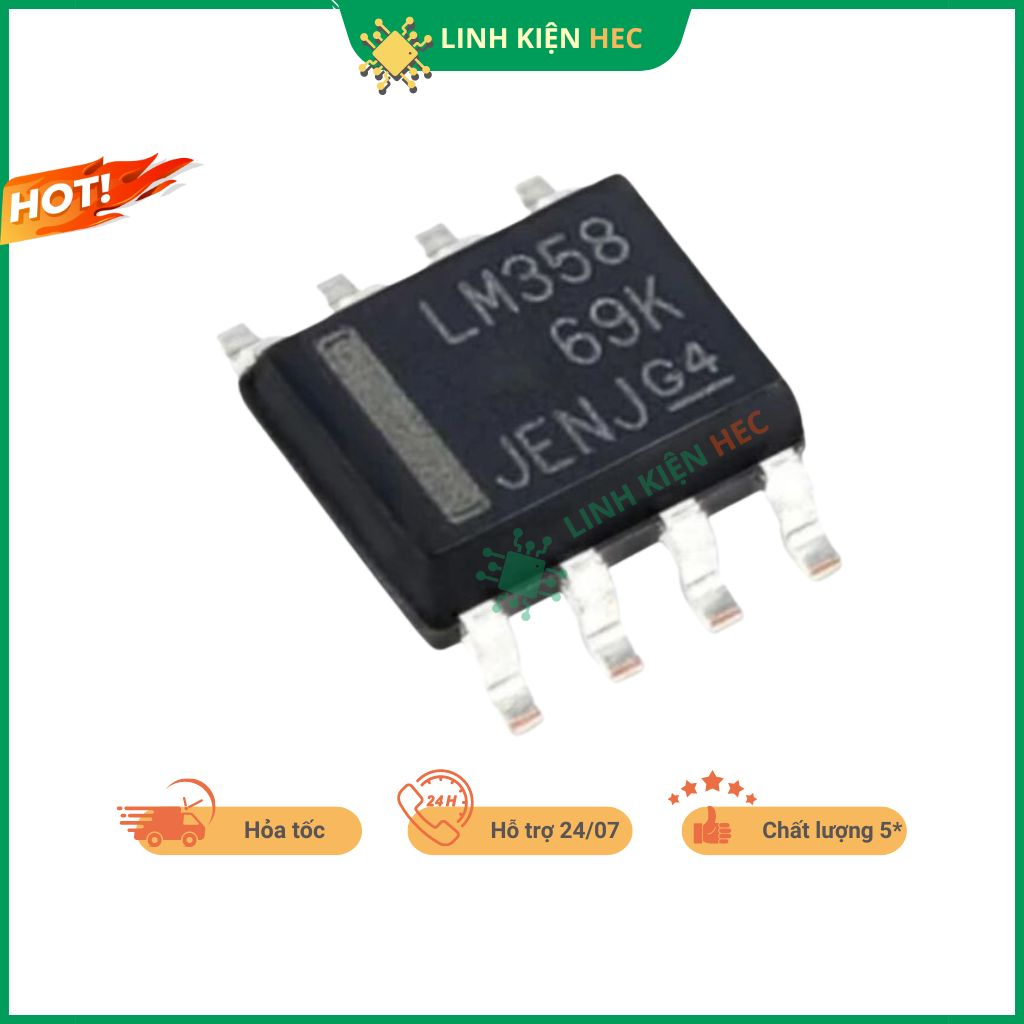 Linh kiện IC LM358 chất lượng cao linh kiện hec.
