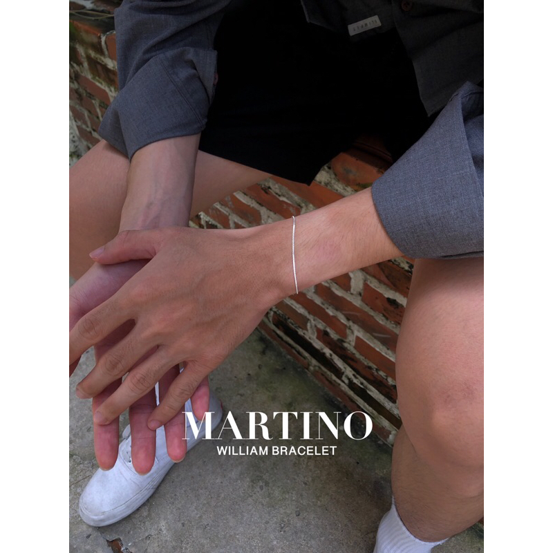 MARTINO VÒNG TAY BẠC QUITE LUXURY | WILLIAM BRACELET