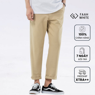Quần Vải Kaki Nam Mẫu Baggy Cạp Thun Đứng Form Mềm Sau Khi Giặt Cao Cấp Vicenzo, Quần Baggy Kaki Nam Unisex