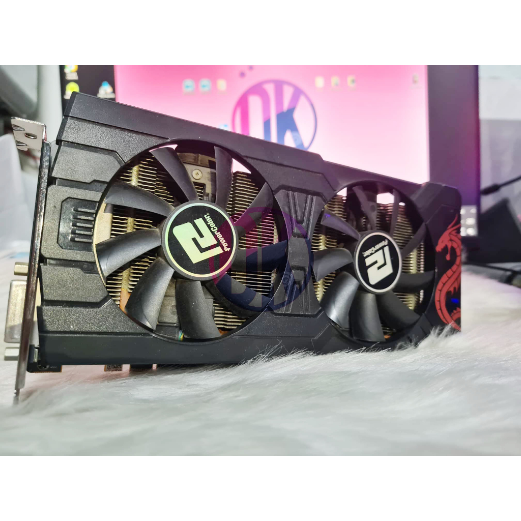 Card màn hình Powercolor RX570 4G full công