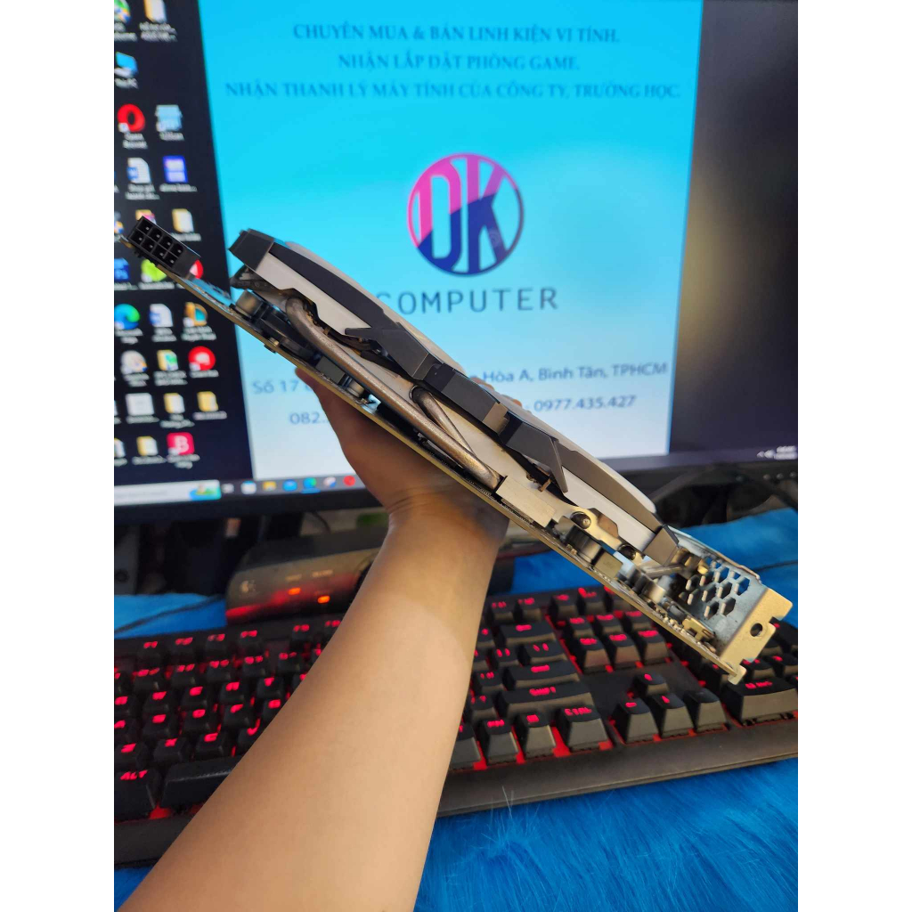 Card màn hình MSI AMOR RX 580 8G hàng đẹp