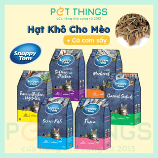 Snappy tom 1.5kg thức ăn hạt cho mèo với cá cơm sấy khô
