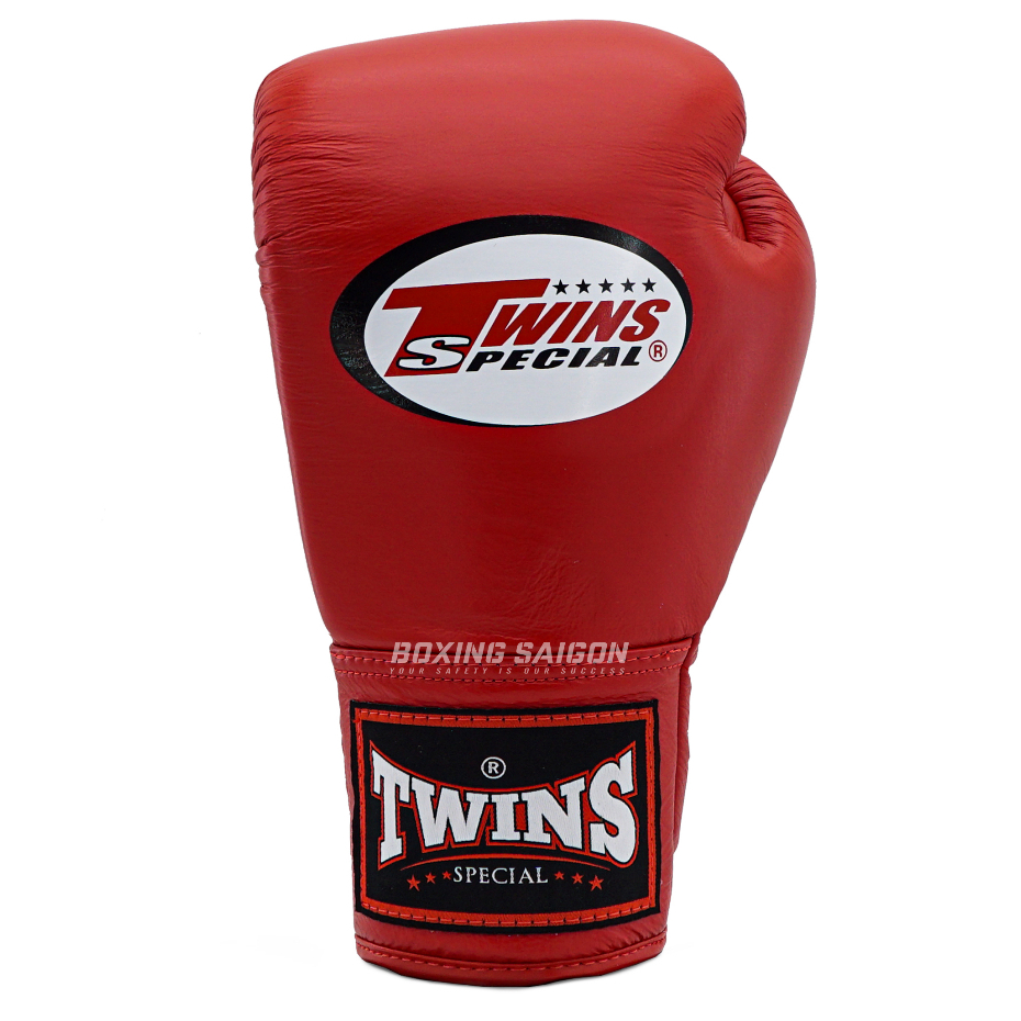 Găng tay Boxing Muay Thai Twins BGLL1 Lace-up - Red