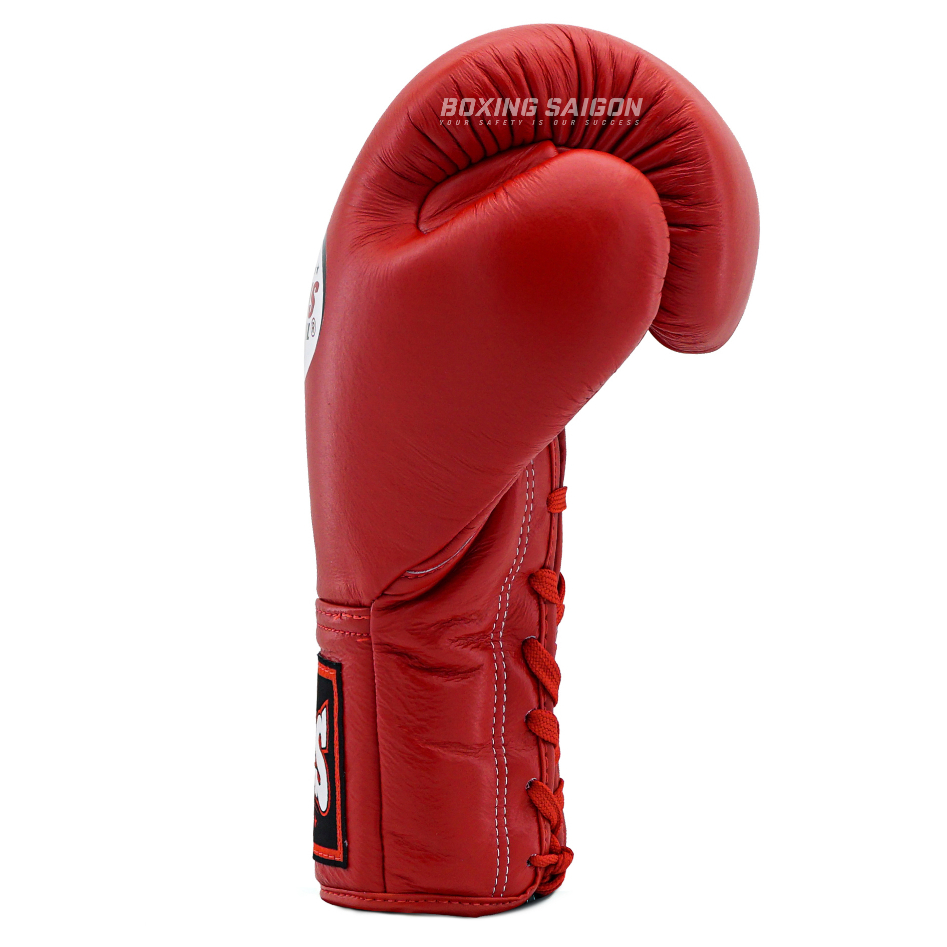 Găng tay Boxing Muay Thai Twins BGLL1 Lace-up - Red