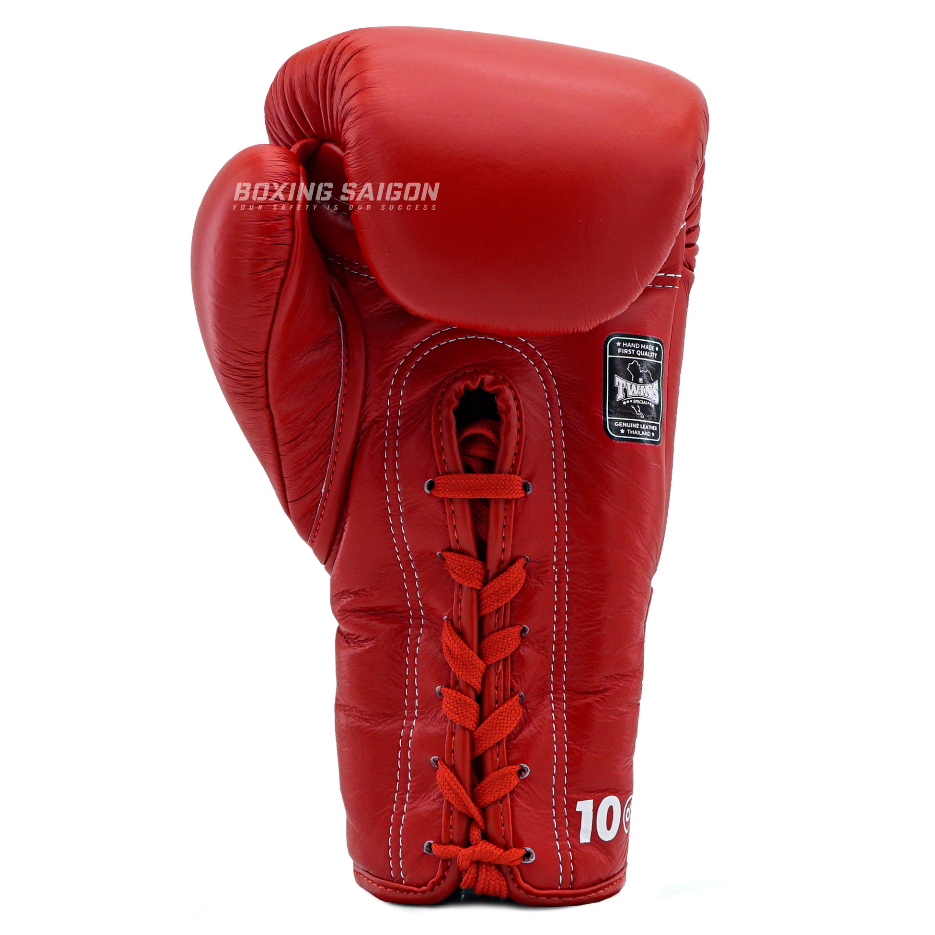 Găng tay Boxing Muay Thai Twins BGLL1 Lace-up - Red