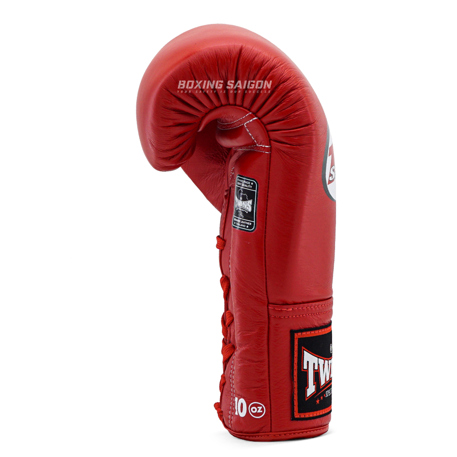 Găng tay Boxing Muay Thai Twins BGLL1 Lace-up - Red