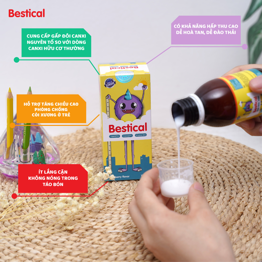 Bestical - Canxi Sinh Học Cho Bé 120ml