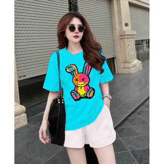 SET BỘ SHORT  COTTON THÊU THỎ ĐÁ CAO CẤP