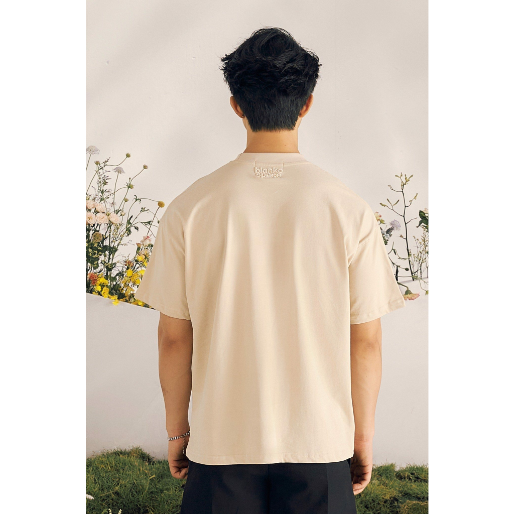 BLANKESPACE Áo Thun Tay Ngắn Vinshell Tee Vải Cotton Thời Trang Nam Nữ Unisex