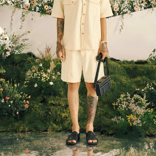 BLANKESPACE Quần Lửng Beking Shorts Vải Cotton Visco Thiết Kế Dầy Dặn Thời Trang Nam Nữ Unisex