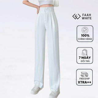  Quần Tây Nữ Lưng Cao 2 Cúc Madela Cạp Sau Có Chun Thoải Mái Quần Ống Rộng Nữ Cạp Cao Ôm Eo Tôn Dáng 