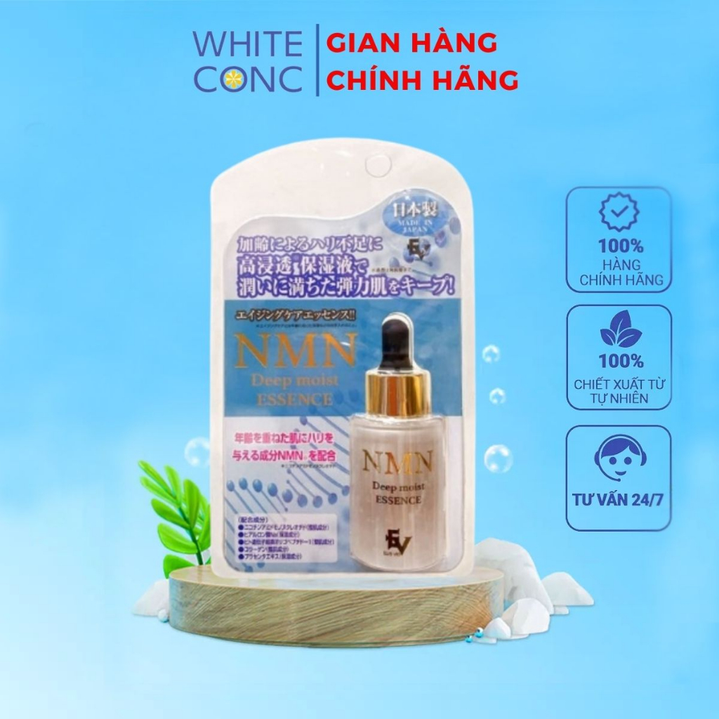 Serum NMN Tế Bào Gốc Tái Tạo Phục Hồi Trẻ Hóa Da Deep Moist Essence Nhật Bản 30ml