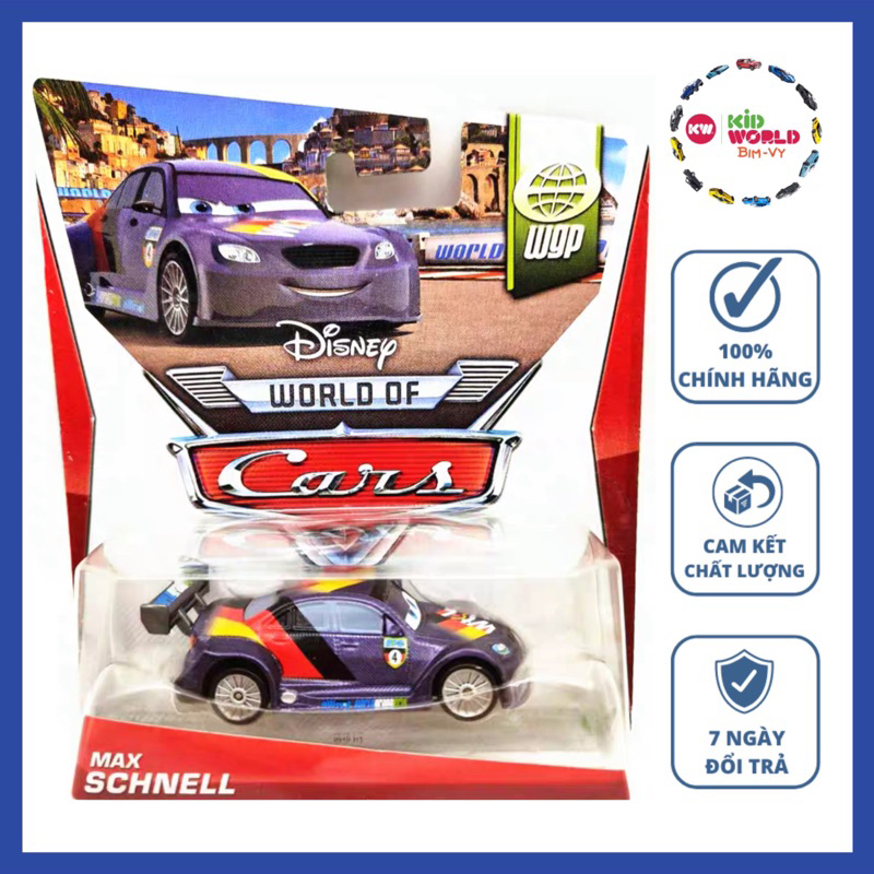 Xe mô hình Disney McQueen Cars Max Schnell BHN62. Tỷ lệ 1:55.