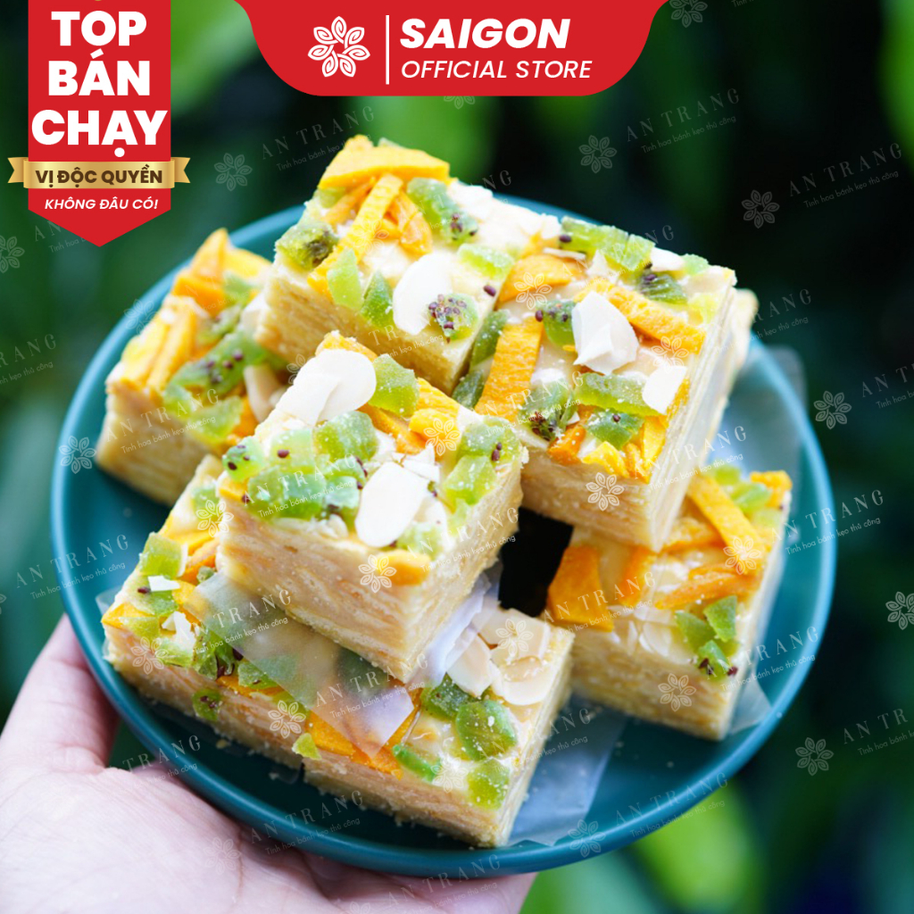 Bánh Bông Tuyết: Tiệc Trà Trái Cây xốp mềm dai dai độc lạ - Nhập mã BEPA95K giảm 95K - HCM