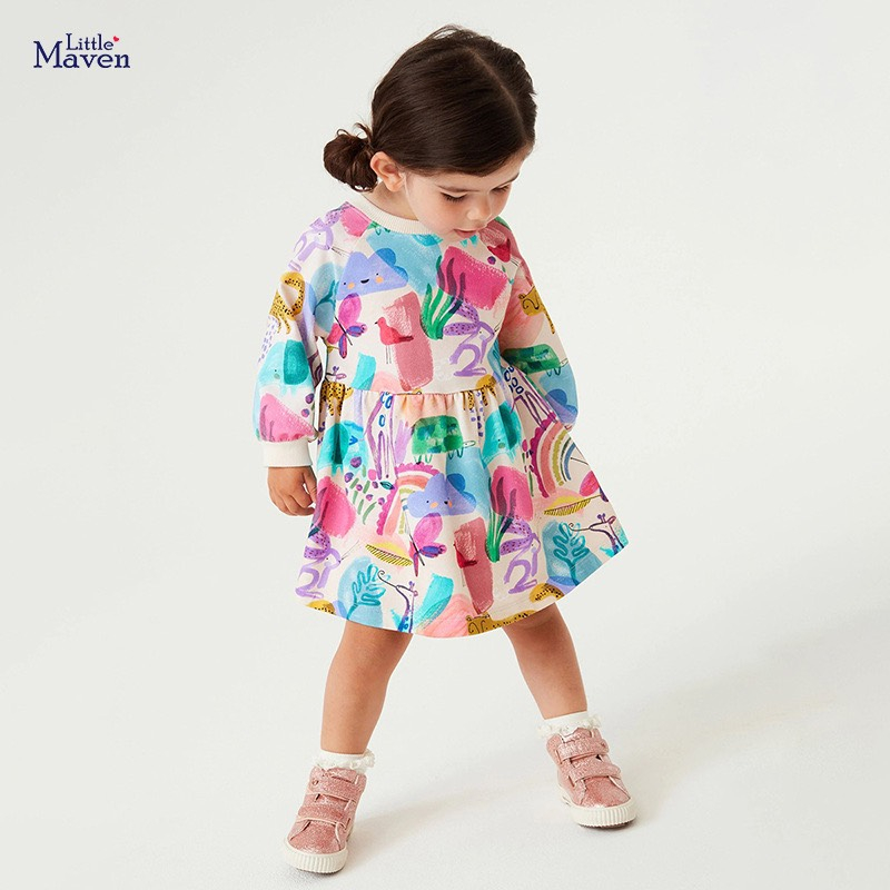 BST váy thu đông Little Maven/ Malwee nhiều mẫu đáng yêu cho bé gái 2 - 7 tuổi P3 - Little Maven Chính Hãng