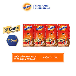 Thức uống lúa mạch thêm Canxi hương vị sô-cô-la Ovaltine